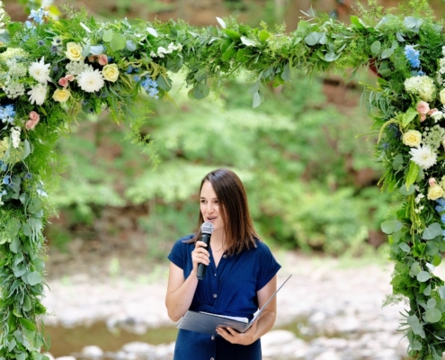 Sara Francesconi | Wedding | Deidra & Tom | Valley Green Inn | Photo by Lori Foxworth with George Street Photography